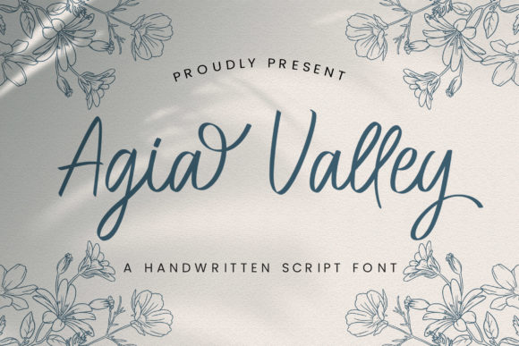 Agia Valley Font for Elegant Branding