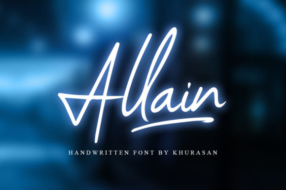 Allain Font: Elegant Script for Editorial Design