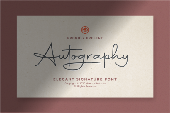 Autography Font for Elegant Design