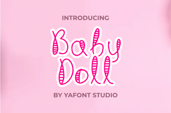 Baby Doll Font: A Sweet Touch for Design