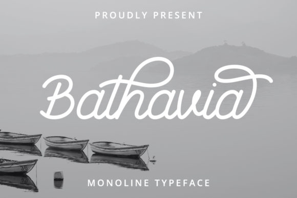 Bathavia Font for Creative Makers