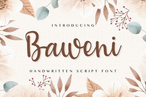 Baweni Font: Handwritten Elegance for Campaigns