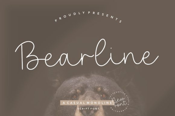 Bearline Font for Creative Campaigns