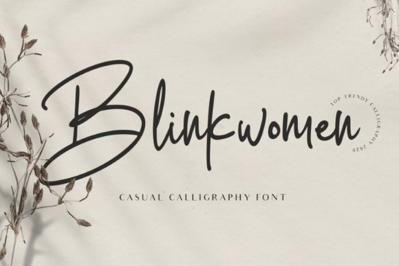 Blinkwomen Font for Web Design
