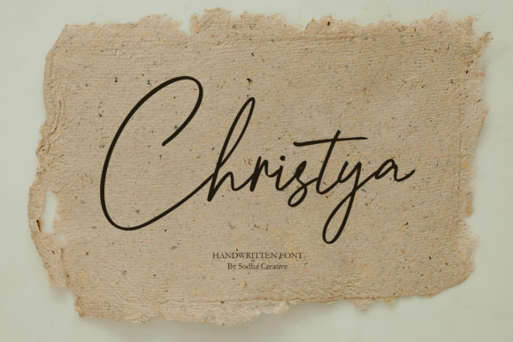 Christya Font: Timeless Handwritten Elegance