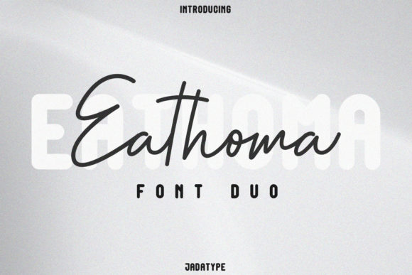 Eathoma Font: Elegant Script for Digital Design