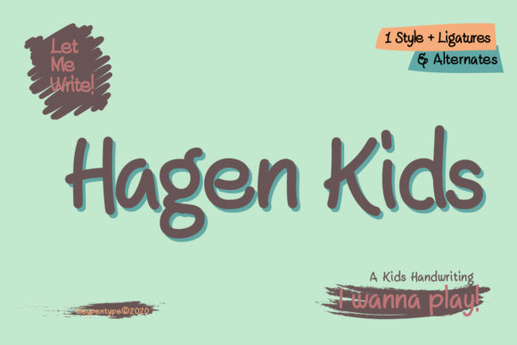 Hagen Kids Font for Creative Design