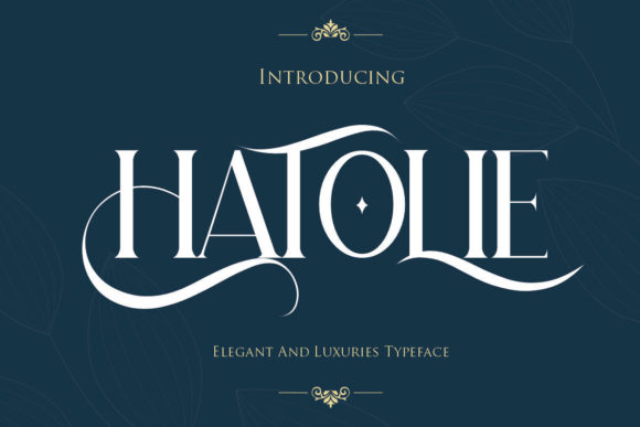 Hatolie Font for Professional Branding