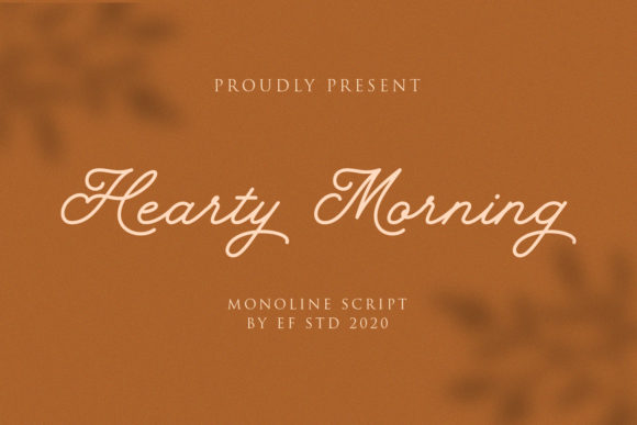 Hearty Morning Font for Creative Design