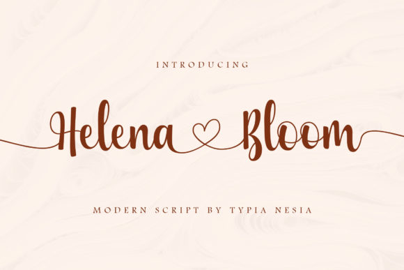 Helena Bloom Font for Elegant Branding