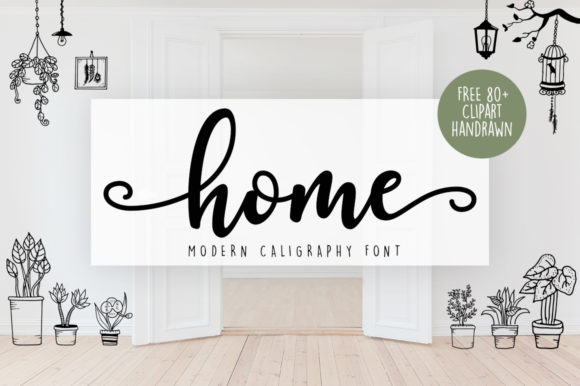 Home Font for Web Design