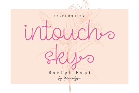 Intouch Sky Font for Creative Campaigns