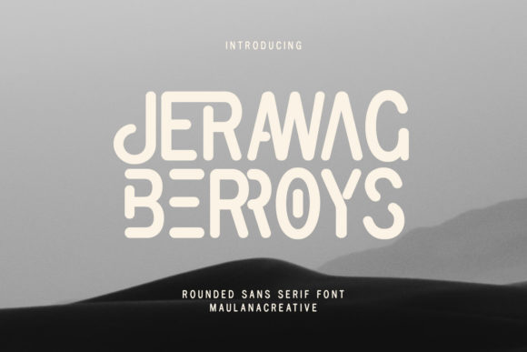 Jerawag Berroys: A Vintage Sans Serif for Creative Projects