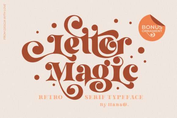 Letter Magic Font for Web Design