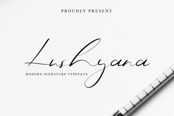 Lushyana Font for Creative Campaigns
