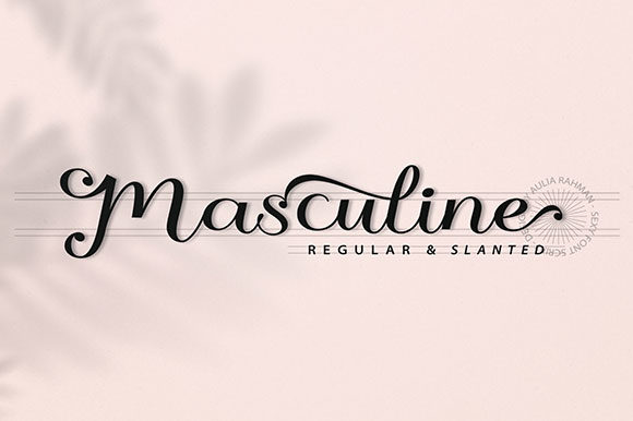 Masculine: A Script Handwritten Font for Branding