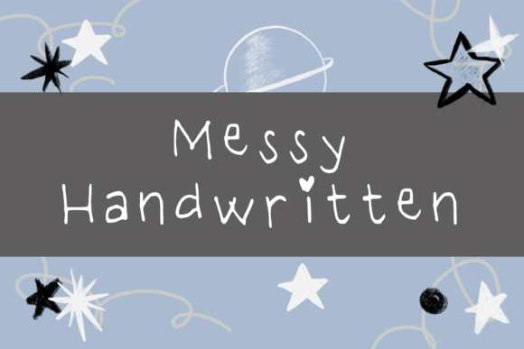Messy Font: Handwritten Style for Creative Design