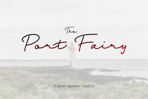 Port Fairy Font for Web Design