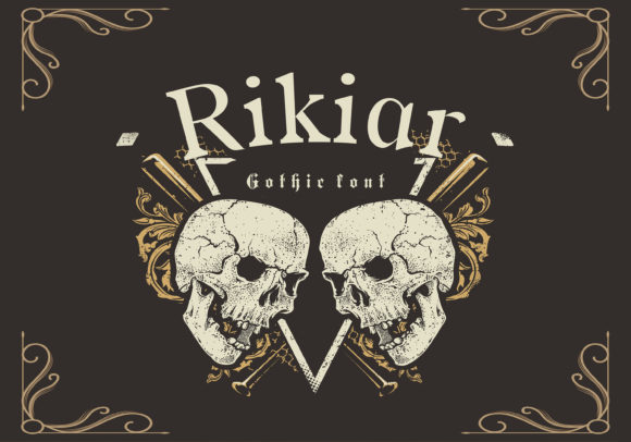 Rikiar Font for Creative Projects