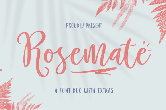 Rosemate Font: Elegant Script for Creative Projects