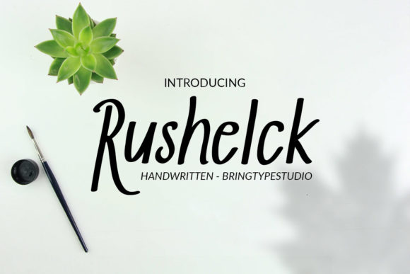 Rushelck Font for Creative Campaigns