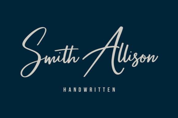 Smith Allison Font for Creative Design