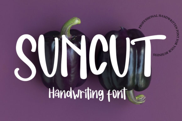 Suncut Font for Web Design