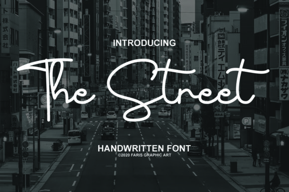 The Street Font for Creative Makers