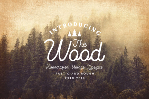 The Wood Font: A Handwritten Elegance for Makers