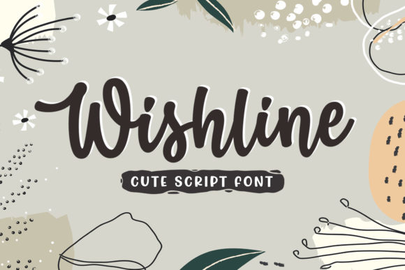 Wishline: A Cute Handwritten Font for Business Branding