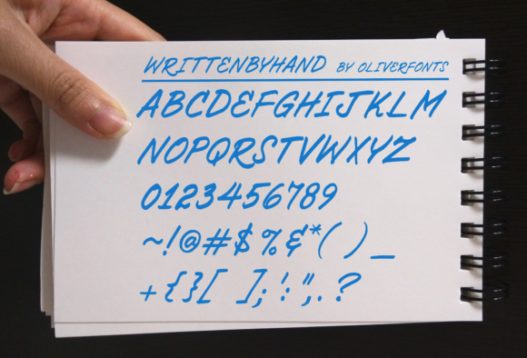 Written by Hand Font for Business Branding